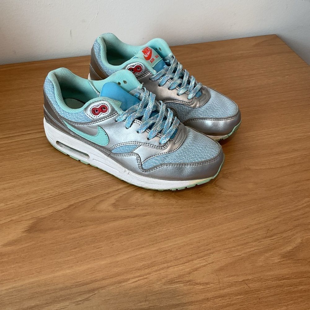 Nike Air Max 1 Lakeside GS Sneakers Shoes 653653-01 Size 6Y